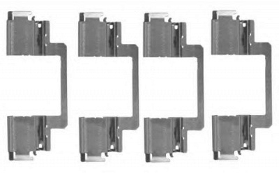 HELLA PAGID 8dz355204701 -  Комплектующие, колодки дискового тормоза
